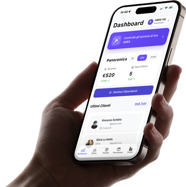 ABBS app mockup